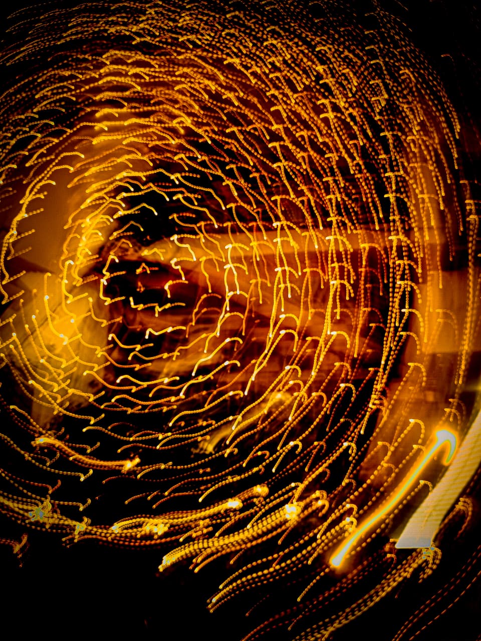 Abstract light painting
